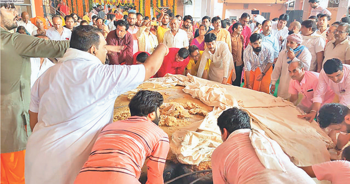 2,700 kg mahabhog offered at Siddha Peeth Balaji in Sikar